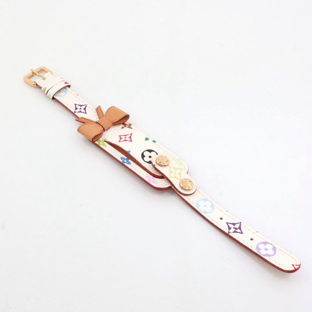 🦄🦄 EUC AND RARE- LOUIS VUITTON MURAKAMI LEATHER BRACELET